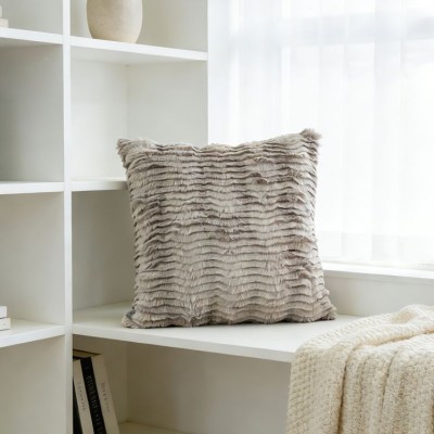 Nordic Plush Pillow with Insert, Luxury Lumbar Cushion for Sofa & Office